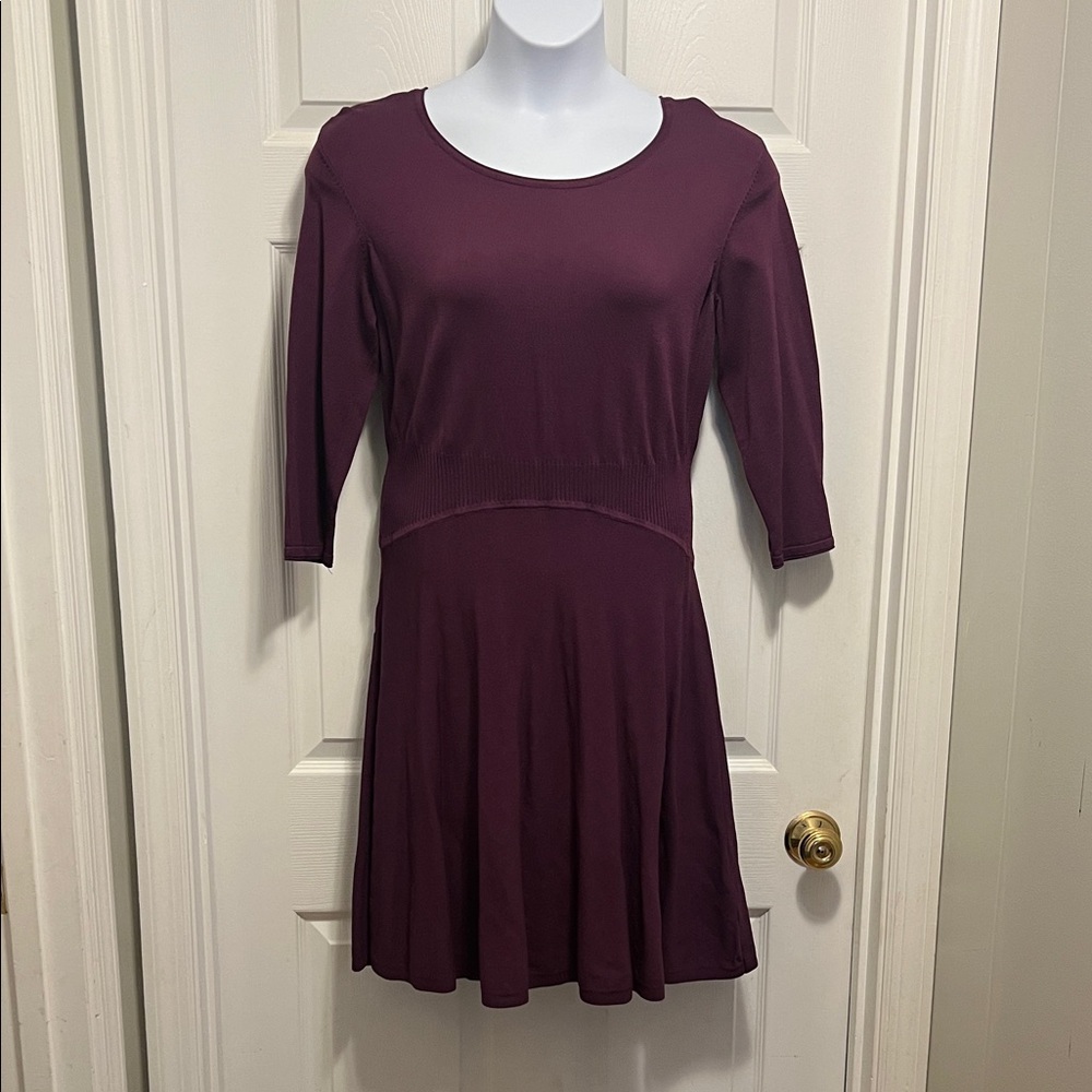 Simply Vera Vera Wang Deep Purple Mini Dress